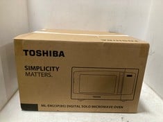 TOSHIBA DIGITAL SOLO MICROWAVE OVEN MODEL NO-ML-EM23P(BS)