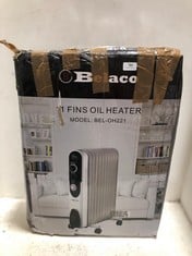 BELACO 11 FINS OIL HEATER MODEL NO-BEL-OH221