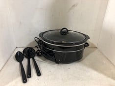 CROCKPOT MANUAL 6.5L OVAL SLOW COOKER