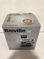 BREVILLE BARISTA MAX ESPRESSO MACHINE WITH INTEGRATED GRINDER RRP- £500