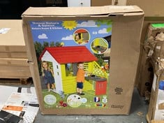 SMOBY NATURE HOUSE AND KITCHEN PLAY HOUSE - RRP £154