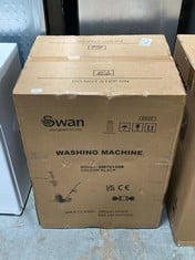 SWAN WASHING MACHINE IN BLACK - MODEL NO. SW75120B - RRP £249