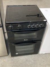 SWAN FREESTANDING OVEN/HOB IN BLACK - MODEL NO. SX16730B