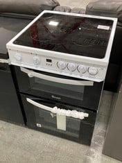 SWAN FREESTANDING COOKER/HOB IN WHITE - MODEL NO. SX16720W - RRP £329