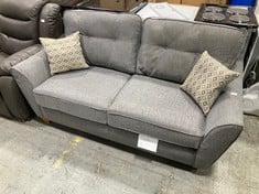 ASHLEY 2 SEATER FABRIC SOFA GREY UFDNU - RRP £1199