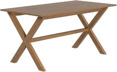 MOVIAN RECTANGULAR DINING TABLE IN NATURAL OAK - SIZE 75 X 150 X 85CM - RRP £229