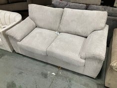 AMALFI 2 SEATER FABRIC SOFA SILVER RRJMT - RRP £559