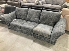 3 SEATER FABRIC SOFA GREY