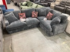 MILLIE SMALL FABRIC RIGHT HAND CHAISE SOFA GREY V6QHS - RRP £2499