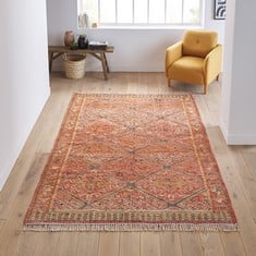 LAREDOUTE SALIHA KILIM JUTE AND COTTON RUG- RRP £205