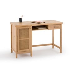 LAREDOUTE GABIN SOLID PINE AND CANE DESK- RRP £525