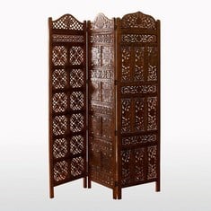 LAREDOUTE AIMA MOUCHARABIEH STYLE MANGO WOOD SCREEN- RRP £265