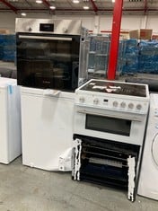 3 X ASSORTED APPLIANCES TO INCLUDE BOSCH ELECTRIC OVEN IN STAINLESS STEEL (KERBSIDE PALLET DELIVERY)