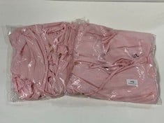 2 X WOMEN'S ARZEL MINI DRESS IN COLOUR COTTON CANDY PINK- SIZE S- TOTAL RRP £236