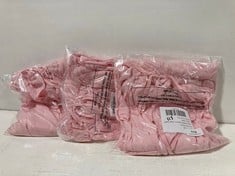 2 X WOMEN'S ARZEL MINI DRESS IN COLOUR COTTON CANDY PINK- SIZE XS- TOTAL RRP £236