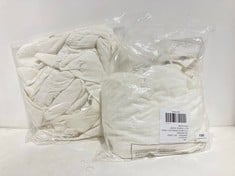 2 X BILLY SADDLE JACKET IN COLOUR IVORY- SIZE M- TOTAL RRP £316