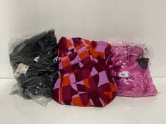 3 X ASSORTED ADULT CLOTHES ITEMS TO INCLUDE WILD ROSES CARDI IN BLACK - SIZE XS - TOTAL RRP £501