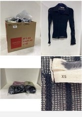 15 X ASSORTED ADULT CLOTHES SIZE SMALL ITEMS TO INCLUDE HALF & HALF CROP ZIP SHIRT - SIZE S