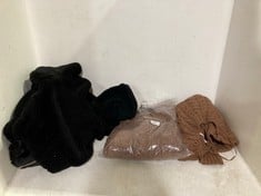 3 X ASSORTED ADULT CLOTHING ITEMS TO INCLUDE SANDRE PULLOVER KNITTED JUMPER IN BROWN - SIZE XS - TOTAL RRP £438