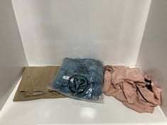 3 X ASSORTED ADULT CLOTHES ITEMS TO INCLUDE OUT OF SIGHT TRACKSUIT SET BLUE - SIZE M - TOTAL RRP £407