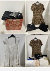 15 X ASSORTED ADULT CLOTHES SIZE XL ITEMS TO INCLUDE VIVIAN MINI STRAP DRESS IN BLACK / WHITE - SIZE XL