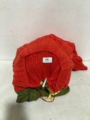 3 X ASSORTED ADULT CLOTHING ITEMS TO INCLUDE KNIT PULLOVER JUMPER IN ROUGE RED - SIZE L - TOTAL RRP £389