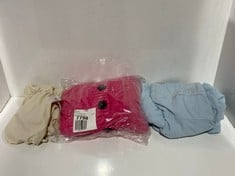 3 X ASSORTED ADULT CLOTHING ITEMS TO INCLUDE BONFIRE KNIT CADRIGAN IN RASPBERRY PINK - SIZE S - TOTAL RRP £305