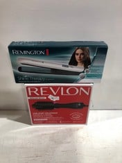 REVLON ONE-STEP HAIR DRYER AND VOLUMISER MID TO SHORT HAIR (ONE-STEP, 2-IN-1 STYLING TOOL, IONIC AND CERAMIC TECHNOLOGY, SMALLER OVAL DESIGN, MULTIPLE HEAT SETTINGS) RVDR5282UKE, REMINGTON SHINE THER