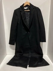 BUTTON MAXI DILGER WOOL TRENCH COAT - SIZE XS - RRP £268