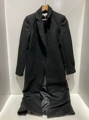 BUTTON MAXI DILGER WOOL TRENCH COAT - SIZE XS - RRP £268