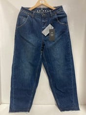 FRYE BLUE STUDDED DENIM JEANS- SIZE 28- RRP £137