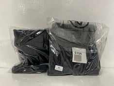 2 X ASSORTED ADULT CLOTHING ITEMS TO INCLUDE LYLA LINEN TROUSERS BLACK MOTIF - SIZE 6 - TOTAL RRP £236