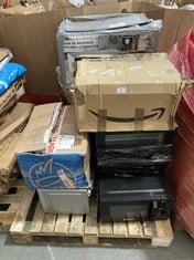 PALLET OF ASSORTED MICROWAVES TO INCLUDE HADEN MANUAL MICROWAVE OVEN IN BLACK (ZONE 2) (KERBSIDE PALLET DELIVERY)