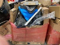 PALLET OF ASSORTED ITEMS TO INCLUDE FOLDING MEMORY FOAM SINGLE MATTRESS TO INCLUDE VIDA DESIGNS FOLDING 6FT TABLE (ZONE 2) (KERBSIDE PALLET DELIVERY)