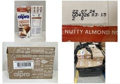 PALLET OF ALPRO ALMOND DRINK - UNSWEETENED 8 X 1L - BBE: 07/2024 (ZONE 2) (COLLECTION ONLY)