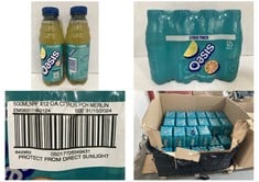 PALLET OF OASIS CITRUS PUNCH FLAVOUR JUICE DRINK 12 X 500ML - BBE: 10/2024 (ZONE 2) (COLLECTION ONLY)