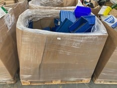 PALLET OF ASSORTED BLUE STORAGE TUBS (ZONE 2) (KERBSIDE PALLET DELIVERY)