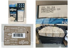 PALLET OF ALPRO SOYA DRINK - PLANT PROTEIN 50G 8 X 1L - BBE: 10/2024 (ZONE 2) (COLLECTION ONLY)