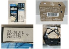 PALLET OF ALPRO SOYA DRINK - PLANT PROTEIN 50G 8 X 1L - BBE: 10/2024 (ZONE 2) (COLLECTION ONLY)