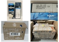 PALLET OF ALPRO SOYA DRINK - PLANT PROTEIN 50G 8 X 1L - BBE: 10/2024 (ZONE 2) (COLLECTION ONLY)