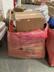 PALLET OF ASSORTED ITEMS TO INCLUDE HILKA 48'' HEAVY DUTY WALL AND FLOOR SCRAPER TO INCLUDE 5 X ANDREX 9 ROLLS OF TOILET PAPER (ZONE 3) (KERBSIDE PALLET DELIVERY)