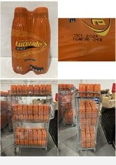 CAGE OF LUCOZADE ENERGY DRINK ORANGE FLAVOUR 4 X 380ML - BBE: 10/2024 (CAGE NOT INCLUDED) (ZONE 3) (COLLECTION ONLY)