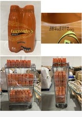 CAGE OF LUCOZADE ENERGY DRINK ORANGE FLAVOUR 4 X 380ML - BBE: 10/2024 (CAGE NOT INCLUDED) (ZONE 3) (COLLECTION ONLY)