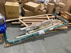 PALLET OF ASSORTED JOHN LEWIS TO INCLUDE 28MM FIXED EYELET STUD FINAL CURTAIN POLE KIT (ZONE 3) (KERBSIDE PALLET DELIVERY)