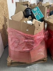 PALLET OF ASSORTED ITEMS TO INCLUDE SILVERLINE SDS PLUS CORE DRILL ARBOUR TO INCLUDE ASHFORD HEIGHT ADJUSTABLE TOILET FRAMED (ZONE 4) (KERBSIDE PALLET DELIVERY)