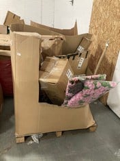 PALLET OF ASSORTED ITEMS TO INCLUDE SHARK STEAM AND SCRUB AUTOMATIC STEAM MOP (PART ONLY) (ZONE 4) (KERBSIDE PALLET DELIVERY)