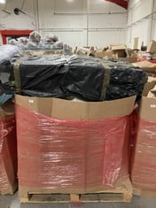 PALLET OF ASSORTED ITEMS TO INCLUDE DOUBLE FOLDABLE MEMORY FOAM MATTRESS TO INCLUDE COMMERCIAL HAND TOWEL V-FOLD (ZONE 4) (KERBSIDE PALLET DELIVERY)