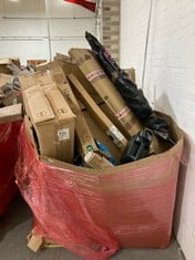 PALLET OF ASSORTED ITEMS TO INCLUDE OFFICE CHAIR IN BLACK - MODEL NO. 4087BLK - MODEL NO. Q16416-PK_10 (ZONE 4) (KERBSIDE PALLET DELIVERY)