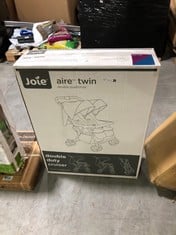 JOIE AIRE TWIN DOUBLE PUSHCHAIR IN ROSY & SEA - RRP £175 (ZONE 4)