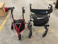 DAYS FOLDING 3 WHEEL TRI WALKER TO INCLUDE 3 WHEELS TRI WALKER IN RED (ZONE 4)